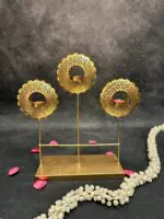 Triple Shadow Cutwork Standing Tea Light
