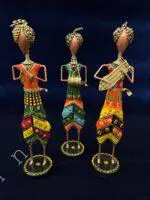 Tribal Musicians Figurines Set of 3