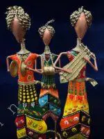 Tribal Musicians Figurines Set of 3 - Image 3