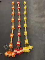 Mogra Pearl and colorful flower with Tassel