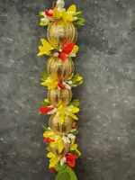 Parrot Gold Bead bell Dangler Pair - Image 5