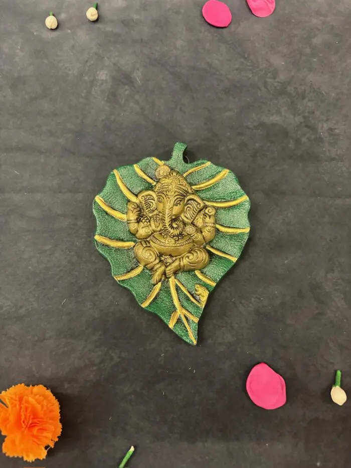 Leaf Ganesha Table Top Decor - Image 20