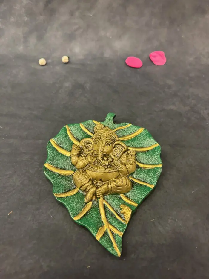 Leaf Ganesha Table Top Decor - Image 13