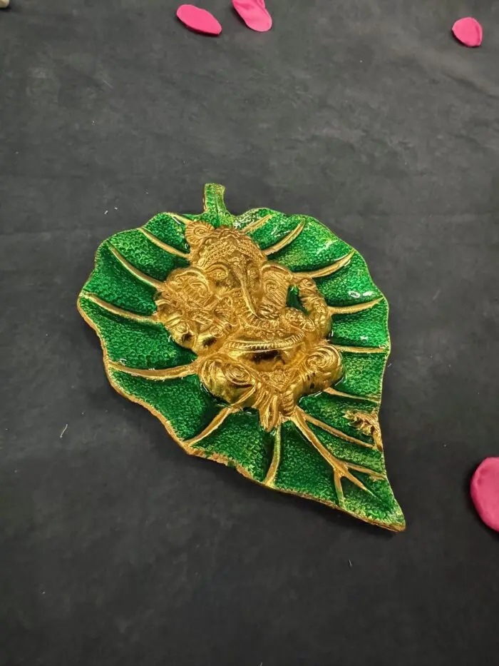 Leaf Ganesha Table Top Decor - Image 11