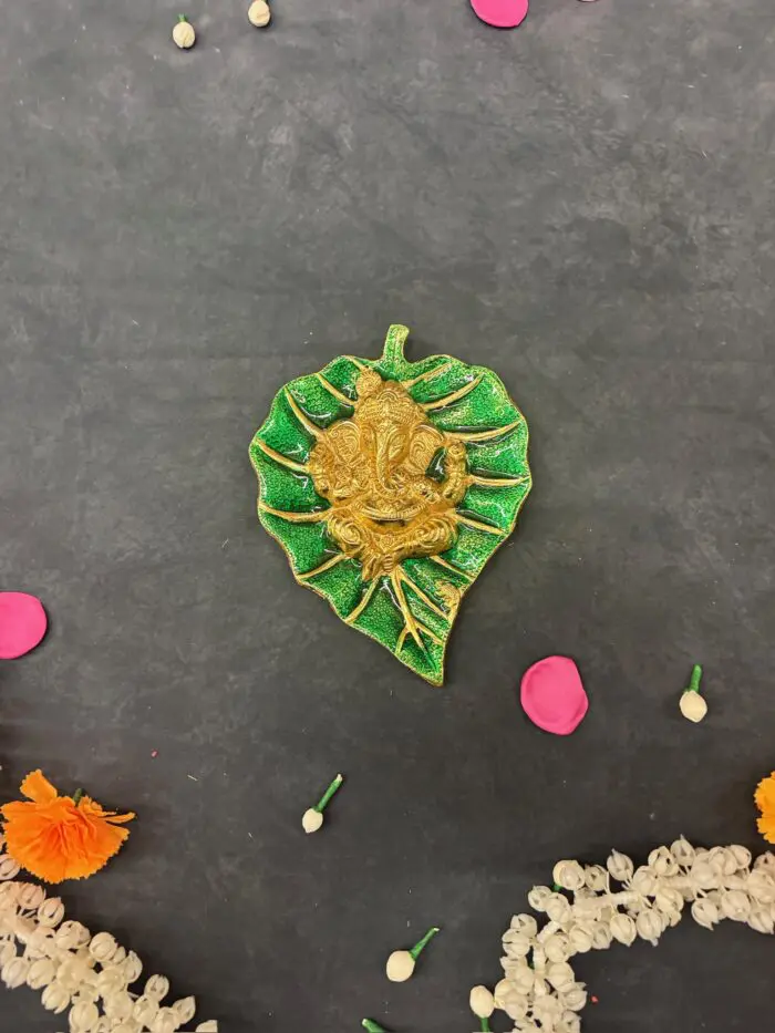 Leaf Ganesha Table Top Decor - Image 19
