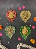 Leaf Ganesha Table Top Decor - Image 7