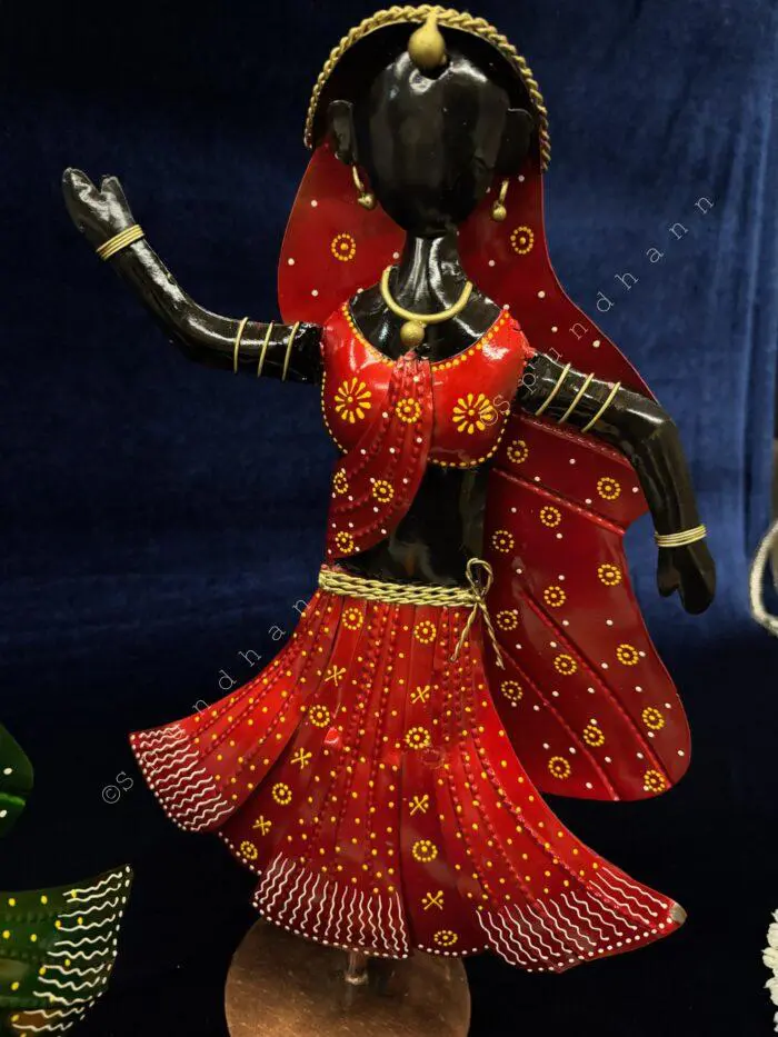 Dancing Tribal Figurine Set of 2 - Image 5