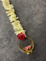 Chameli and Rose Wide Ring hanging Tea Light - Image 3