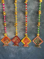 Kites with Pom Pom & Gota Strings Dangler