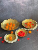Magnificent Sunflower Thaal Urlis Set of 4