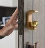 Brass Doorbell with Wooden Bell - Image 2