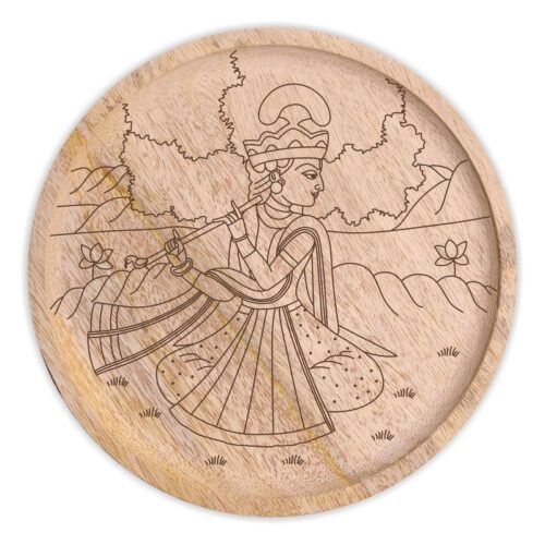 Krishna Pre Marked Wall plate