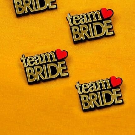 Custom Team Bride Brooch