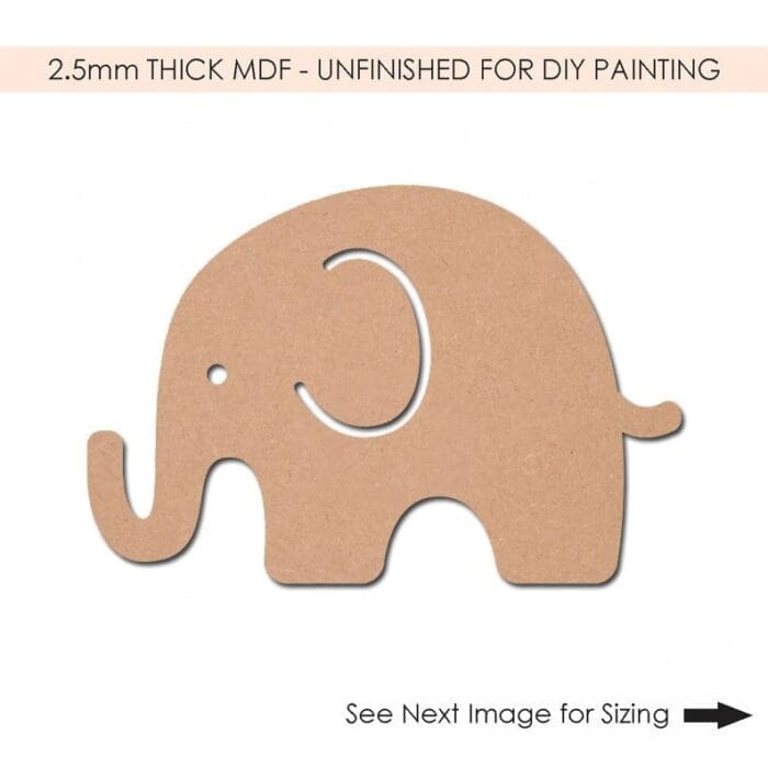 Elephant DIY Cutout