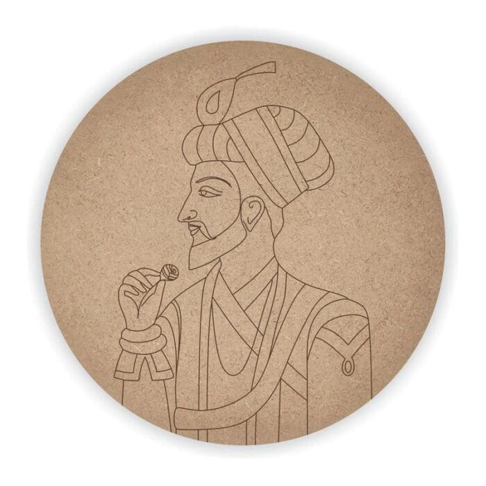 Round Shah Jahan MDF Pre Marked