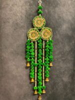 Mini Chakri with Gota Pati and Pom Pom Dangler - Image 4