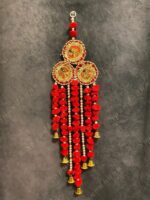Mini Chakri with Gota Pati and Pom Pom Dangler