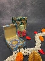 Square Floral Embroidered Gift Box Only