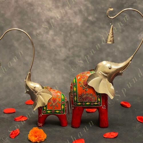 Elephant Figurine Pair
