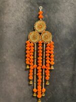 Mini Chakri with Gota Pati and Pom Pom Dangler - Image 2
