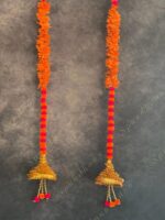 Pom Pom & Chameli Gold Cone Dangler Set of 2
