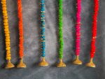 Solid Color Pom Pom & Gota Dangler - Image 2
