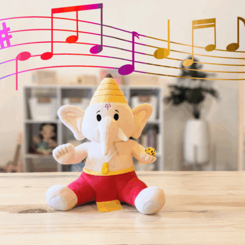 Baby Ganesh Mantra Singing Plush Toy