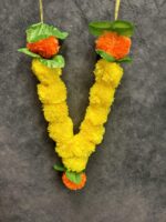 Marigold Garland/Maala With Green Leaves