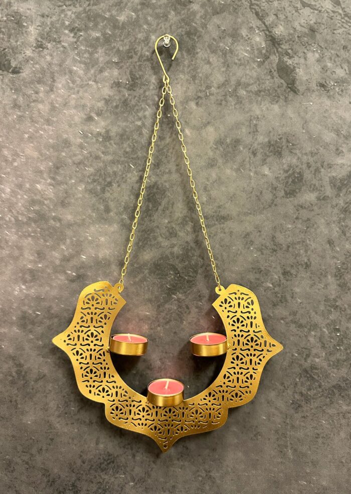 Necklace style Multi Tea Light Holder (Hanging) - Image 1