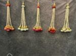 Pearl Srtings With Rose Bud Dangler