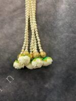 Pearl Srtings With Rose Bud Dangler - Image 6