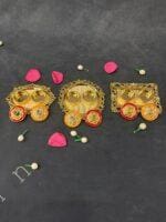 Golden Haldi Kumkum Decorative Holder - Image 6