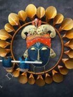 Decorative Krishna With Flower Petals Ring - Image 4