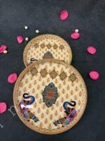 Royal Elephant Design Decorative Tray Set of 2 - Image 8