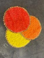 Marigold Flower Rangoli / Mat