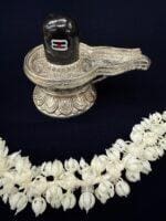 German silver and stone shivaling - Image 9