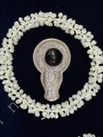 German silver and stone shivaling - Image 3
