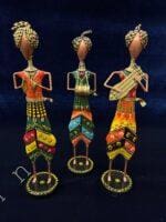Tribal Musicians Figurines Set of 3