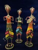 Tribal Musicians Figurines Set of 3 - Image 4