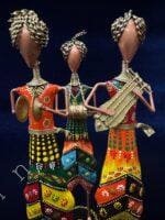 Tribal Musicians Figurines Set of 3 - Image 3