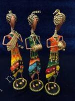 Tribal Musicians Figurines Set of 3 - Image 2