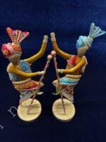 Dancing Baisakhi Figurines Set of 2 - Image 3