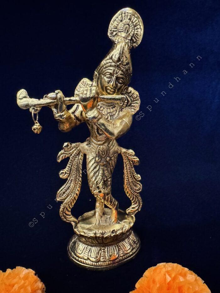 Krisha Statue German Silver - Image 1