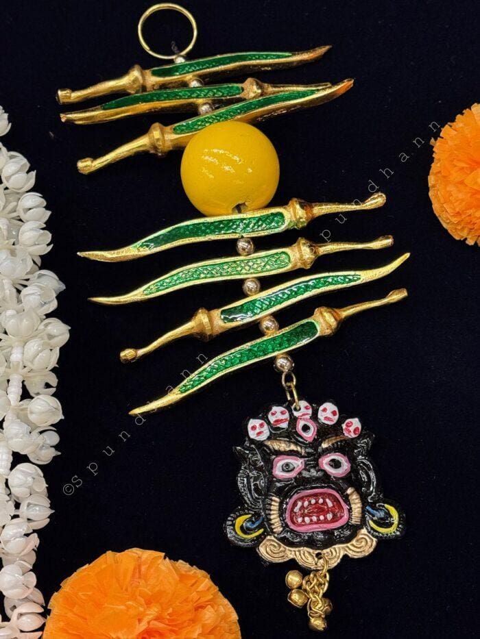 Nimbu Mirchi with Drishti Bomma Face - Image 1