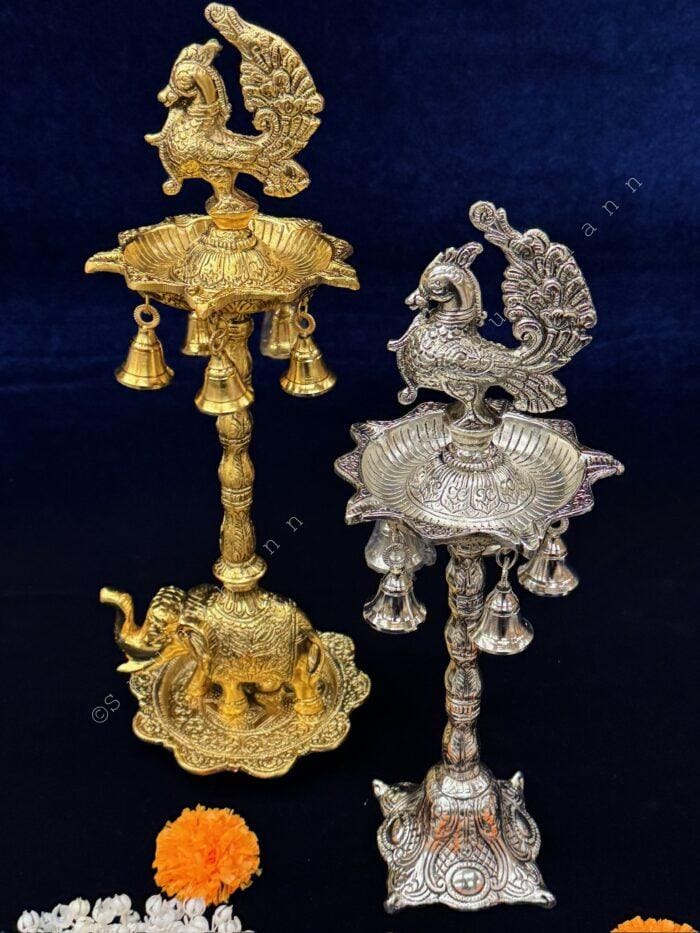 Elephant, Bell, Peacock Multi T Light - Image 4