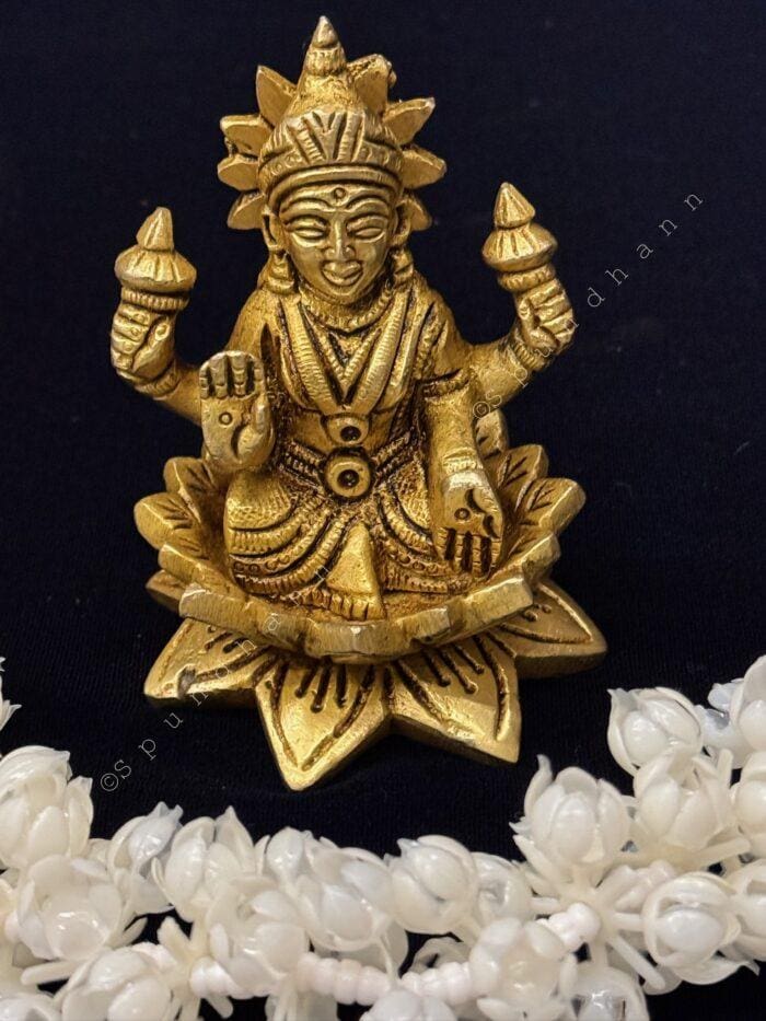 Laxmi Murti in Brass - Image 1