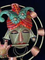 Krishna Hanging Circular with Lights - Image 4