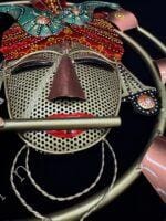 Krishna Hanging Circular with Lights - Image 2