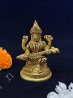 Saraswati Murti in Brass
