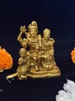 Shiv Parvati Murti in Brass